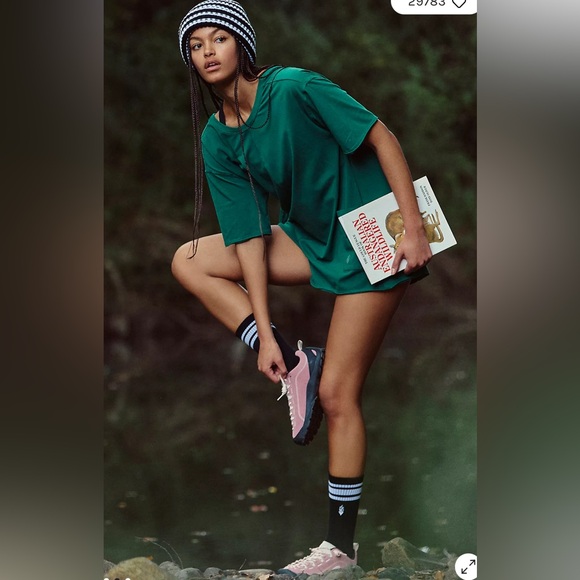 Free People Hot Shot Tee Romper In Heritage Green, Various Sizes NWT - Picture 3 of 4